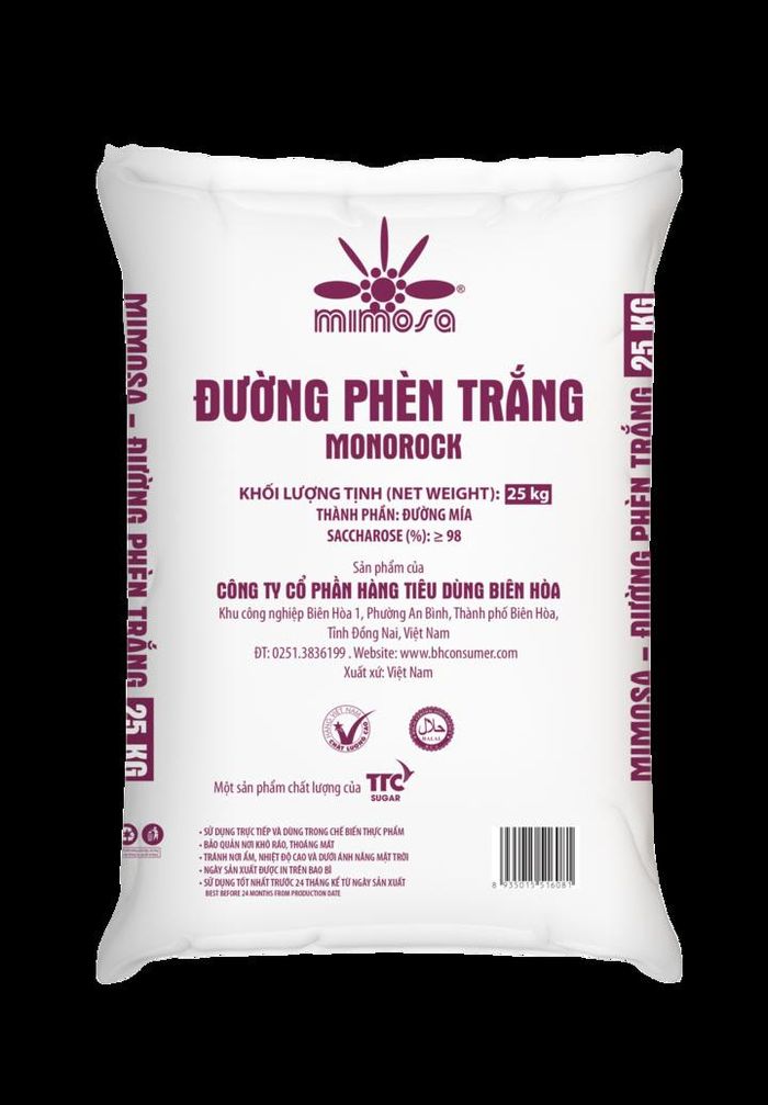 Sản phẩm đường Mimosa của AgriS - tiếp tục được chứng nhận Thương hiệu quốc gia Việt Nam năm 2026.