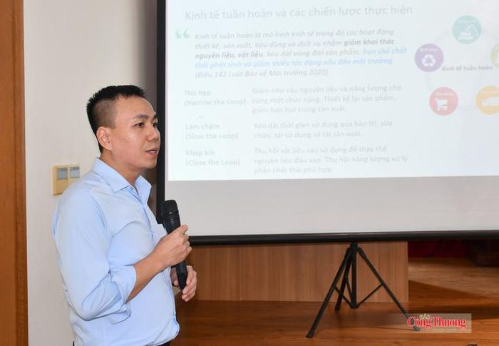 PGS. TS. Nguyễn Công Thành, đại diện Hiệp hội Công nghiệp môi trường Việt Nam.