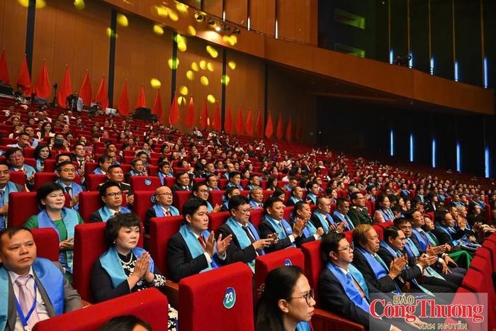 Các doanh nghiệp dự Lễ công bố sản phẩm đạt Thương hiệu quốc gia Việt Nam lần thứ 10 năm 2026.