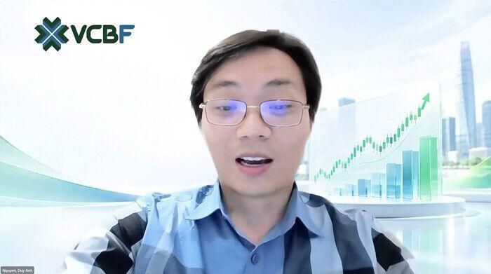 Ông Nguyễn Duy Anh, Giám đốc Quản lý Danh mục Đầu tư VCBF. (Ảnh chụp màn hình).