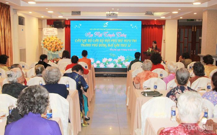 Quang cảnh buổi họp mặt. Ảnh: Nga Sơn
