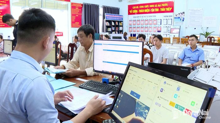 Xã Đại Phước thực hiện chính quyền thân thiện, đẩy mạnh chuyển đổi số để tạo đà phát triển, thu hút đầu tư. Ảnh: Phước Thọ