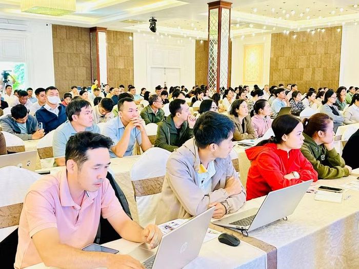  Lớp tập huấn có sự tham gia 320 đại biểu trên toàn tỉnh. Ảnh: Như Nguyện 