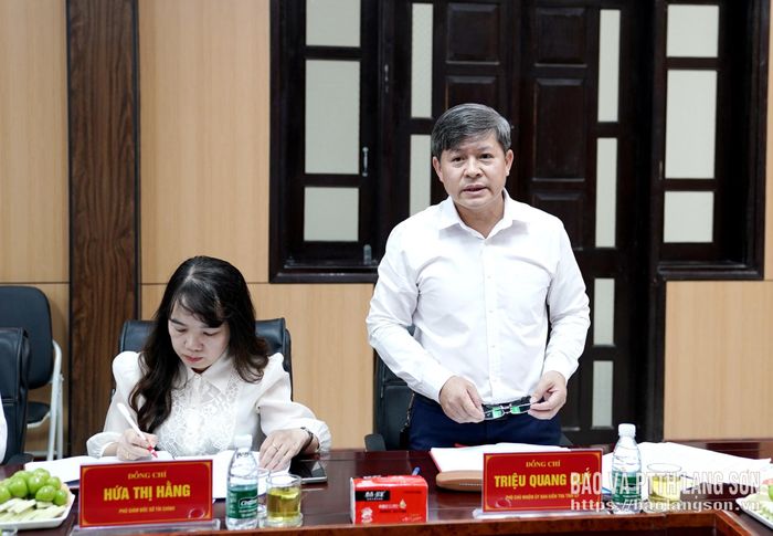 Lãnh đạo Ủy ban Kiểm tra Tỉnh ủy, Phó Trưởng Đoàn kiểm tra số 830 thông báo một số nội dung liên quan 