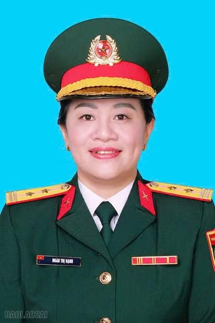 Trung tá Đoàn Thị Hạnh.