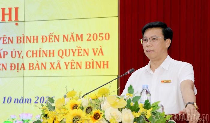 Lãnh đạo xã Yên Bình cam kết tạo điều kiện thuận lợi nhất để các doanh nghiệp, nhà đầu tư triển khai dự án trên địa bàn xã.