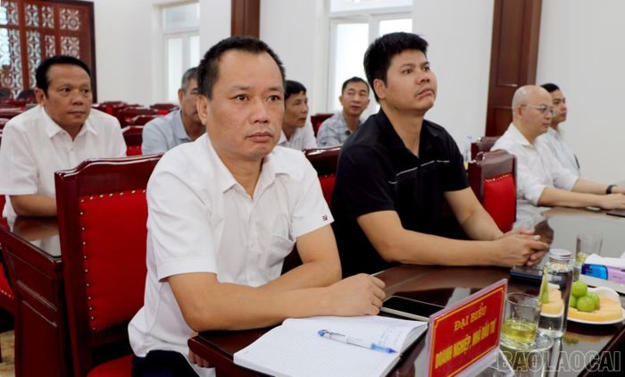 Đại diện các doanh nghiệp, nhà đầu tư tham dự hội nghị.