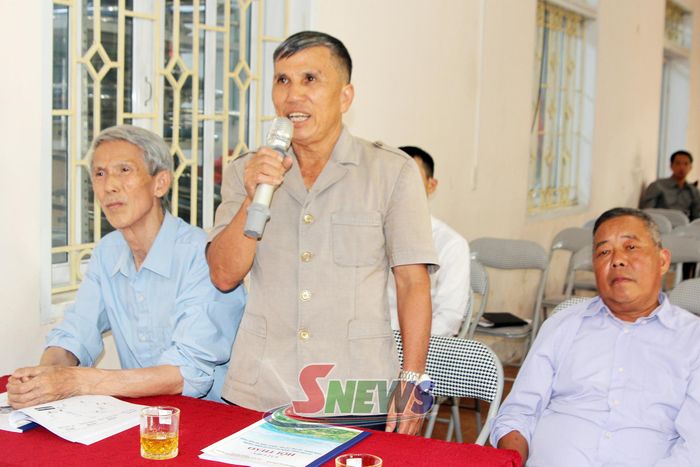 Đại diện HTX ý kiến tại hội thảo.
