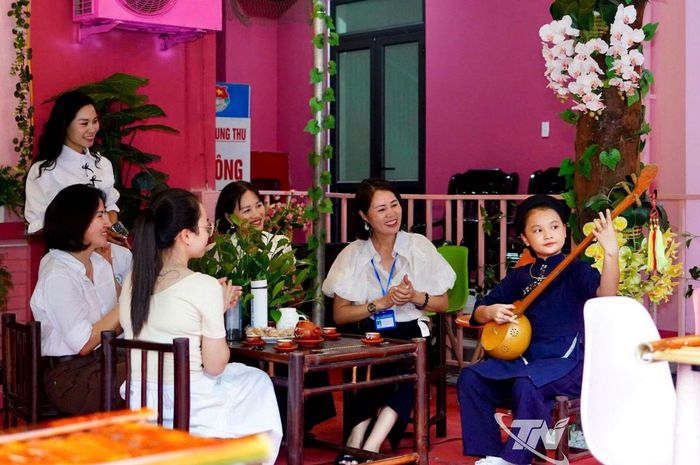 "Góc kết nối" tại Trường Tiểu học Trưng Vương, phường Phan Đình Phùng.