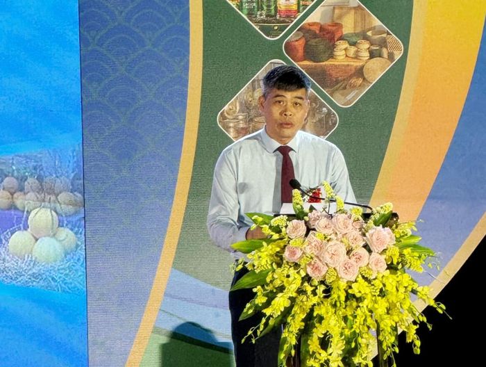 Ông Nguyễn Văn Thịnh - Phó Cục trưởng Cục Công nghiệp (Bộ Công Thương) phát biểu tại Hội chợ