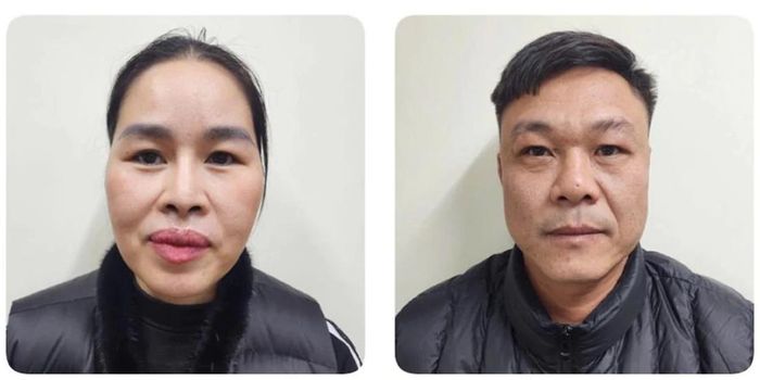 Các bị can Nguyễn Thị Bích Liên, Chu Đức Mạnh.