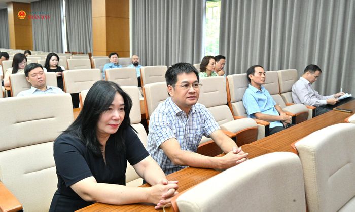 Các đại biểu tại điểm cầu 35 Ngô Quyền