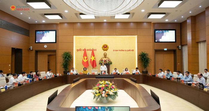 Chủ tịch Quốc hội Trần Thanh Mẫn phát biểu tại Hội nghị Ban Thường vụ Đảng ủy Quốc hội và Tổ trưởng Tổ đảng Đoàn ĐBQH các tỉnh, thành phố chuẩn bị Kỳ họp thứ Hai, Quốc hội khóa XVI