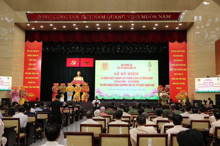 Quang cảnh buổi lễ.