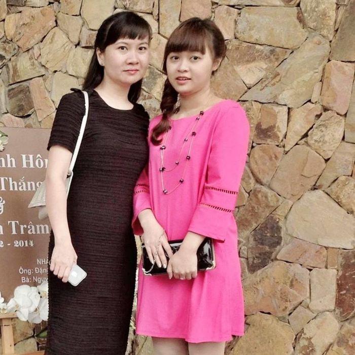 Tôi và dì hồi trẻ. Ảnh tác giả cung cấp 