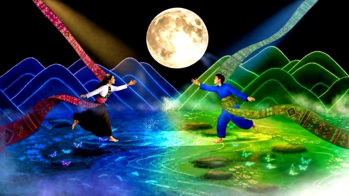 Xòe cho thành vợ thành chồng. Ảnh: CTV