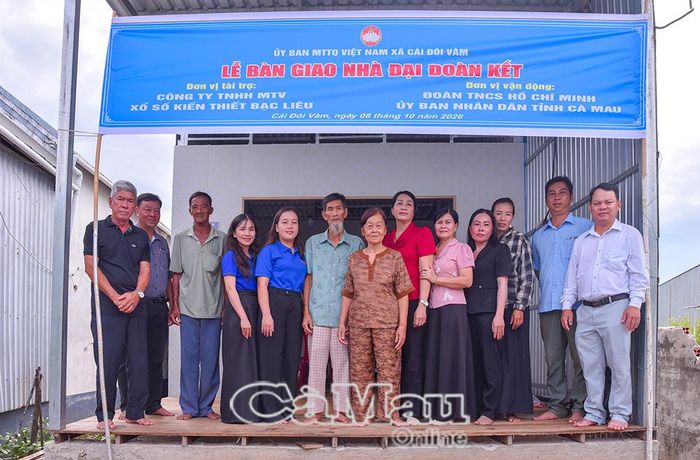 Đây là căn nhà thứ 5 được tuổi trẻ UBND tỉnh kết nối, hỗ trợ xây dựng trong năm 2026.