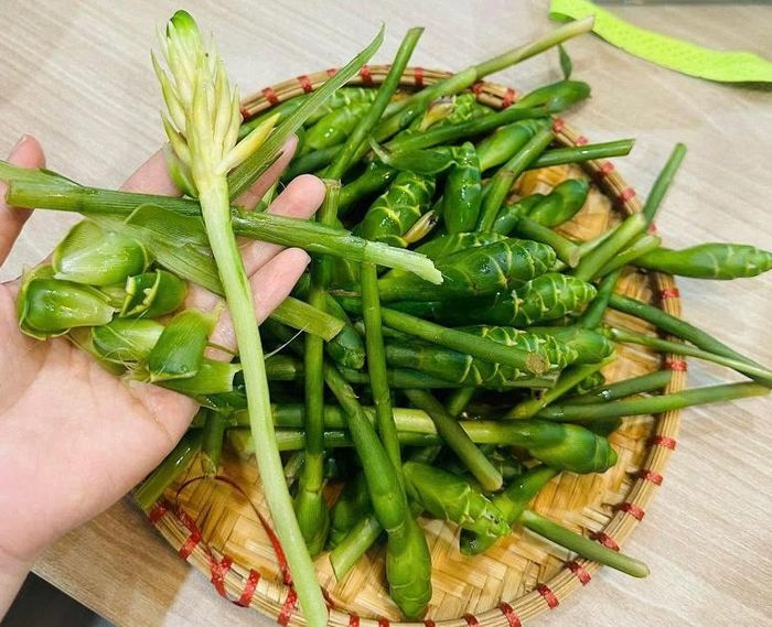 Không chỉ có hương vị độc đáo, nụ hoa gừng còn có thể chế biến thành nhiều món ăn hấp dẫn - Ảnh minh hoạ