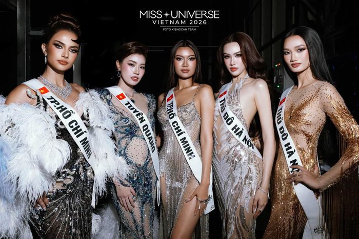Top 5 Miss Universe Vietnam.