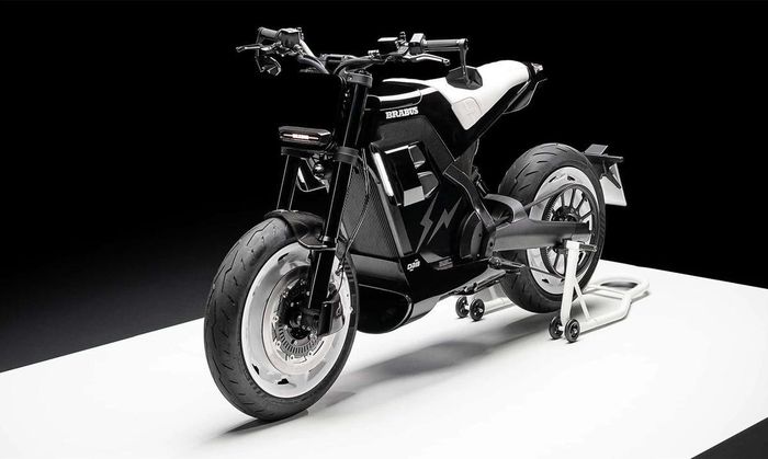 Dấu ấn thiết kế Nhật trên môtô điện Đức. (Ảnh: Brabus)