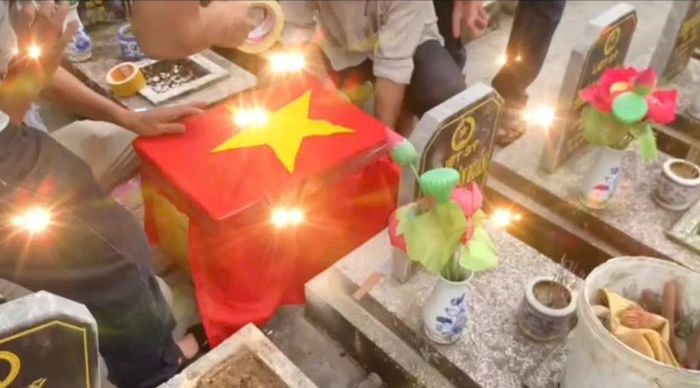 Hài cốt liệt sĩ Võ Thanh Sơn được tìm thấy tại nghĩa trang Liệt sĩ Chư Prông, tỉnh Gia Lai