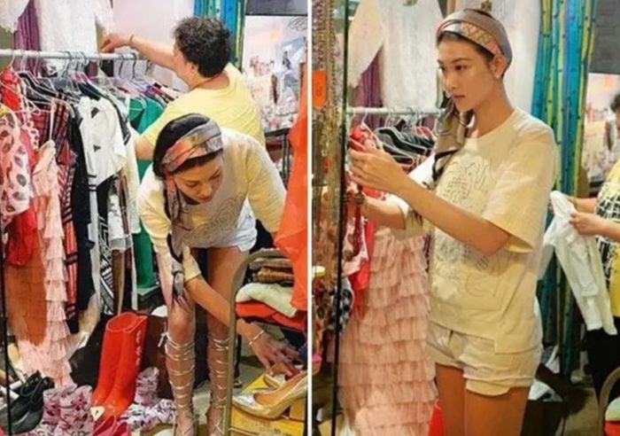 Mỹ nhân đình đám từng phải đi bán quần áo lề đường để mưu sinh.