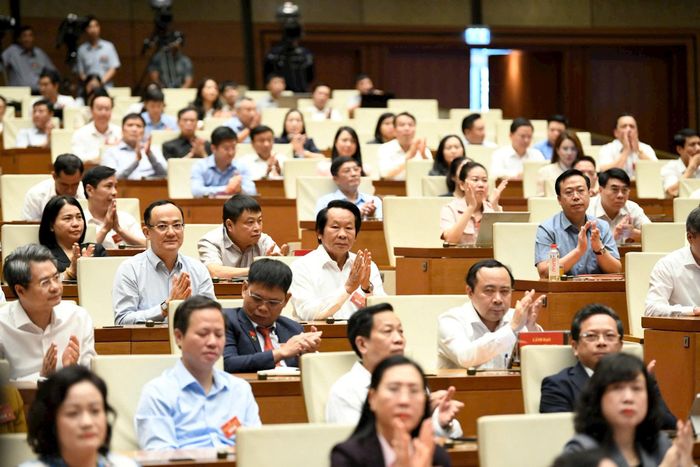 Các đại biểu dự hội nghị tại Nhà Quốc hội. Ảnh: Quochoi.vn