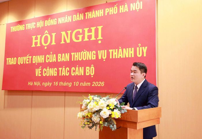 Đồng chí Duy Hoàng Dương phát biểu tại chương trình. Ảnh: Văn Tuyến
