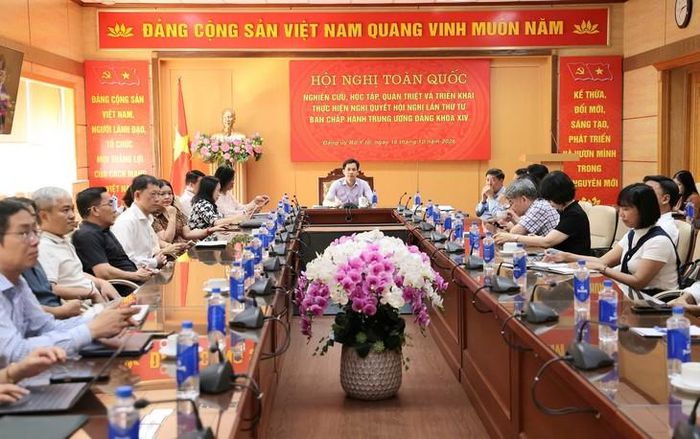 Tại điểm cầu Bộ Y tế (ảnh Trần Minh)