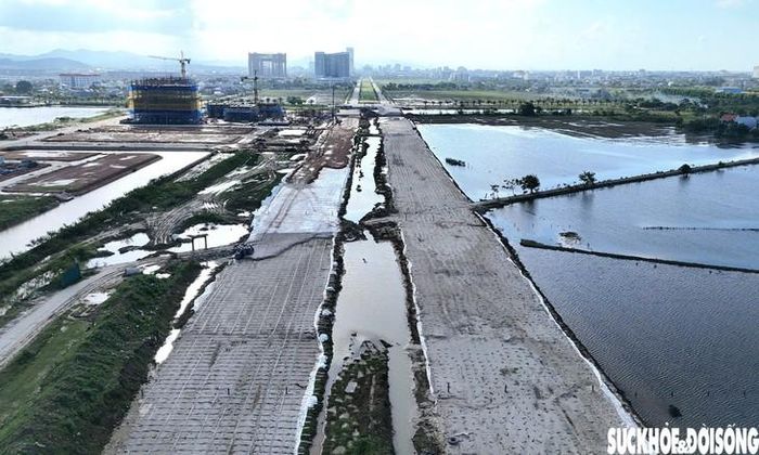 Đoạn tuyến thuộc dự án giao với điểm đầu tại đường Tố Hữu. Ảnh: PV.