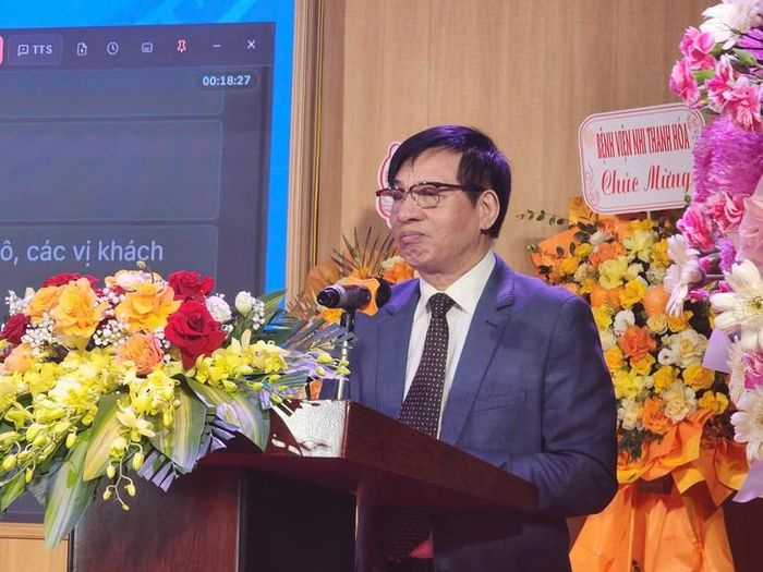 ThS. Phạm Đức Mục, Chủ tịch Hiệp hội Điều dưỡng Việt Nam trân trọng chúc mừng Trường Đại học Y Hà Nội tổ chức Hội nghị Khoa học Điều dưỡng – Hộ sinh Quốc tế lần thứ I. Ảnh: Ngọc Hưng.