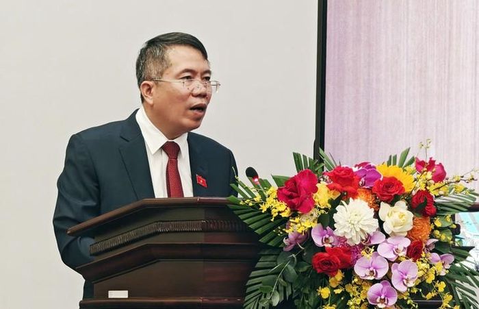 Phó Chủ nhiệm Văn phòng Quốc hội Nguyễn Văn Hiển thông tin về Kỳ họp thứ 2. Ảnh: Lê Bảo