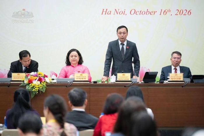 Ông Hoàng Nam Hải, Ủy viên Ủy ban Dân nguyện và Giám sát. Ảnh: Media Quốc hội