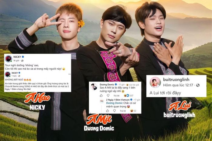 Dàn Anh Trai "ê hề tiểu phẩm" khi trở thành khách hàng VIP tại 2 Ngày 1 Đêm.