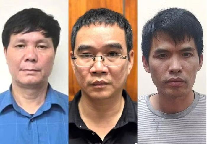Một số bị cáo trong vụ án.