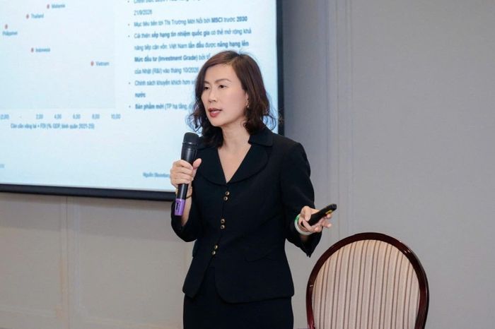 Bà Nguyễn Hoài Thu, CFA, Phó tổng giám đốc Công ty Quản lý Quỹ VinaCapital. Ảnh: BTC.