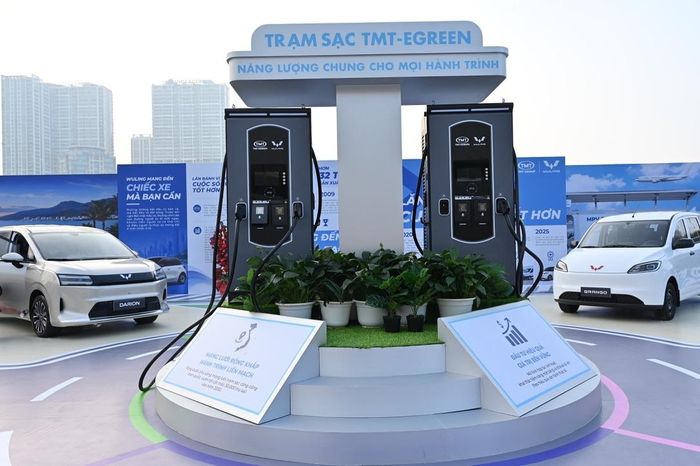 TMT Group sẽ tiếp tục mở rộng mạng lưới trạm sạc TMT-Egreen. Ảnh: TMT.