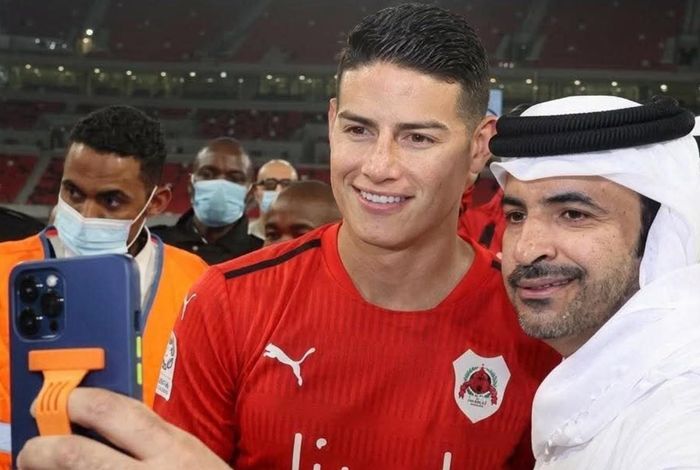  James Rodriguez từng được săn đón tại Qatar. 