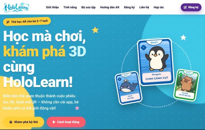 Hình ảnh fanpage chính thức của dự án HoloLearn
