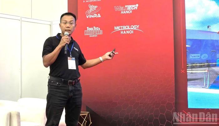 Ông Trần Hải Đăng, Tổng Giám đốc AESC, Chủ tịch Hội đồng quản trị Công ty Fly Legion. (Ảnh: KIM DUNG)