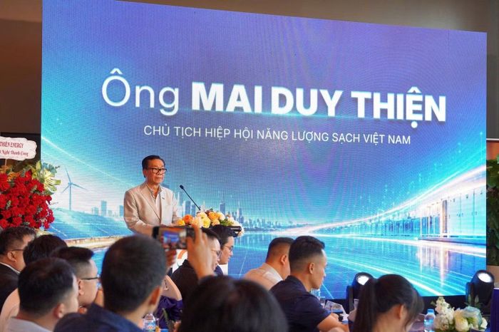 Ông Mai Duy Thiện, Chủ tịch Hiệp hội Năng lượng sạch Việt Nam (VCEA). (Ảnh: BTC)
