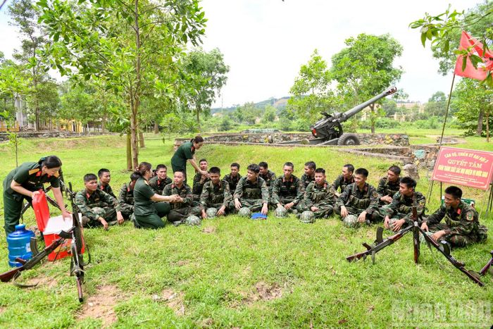Phút giải lao trên thao trường.