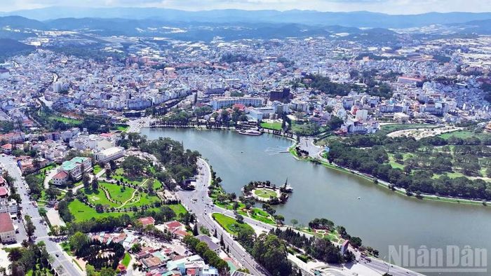 Khu vực trung tâm Đà Lạt. (Ảnh: BẢO VĂN)