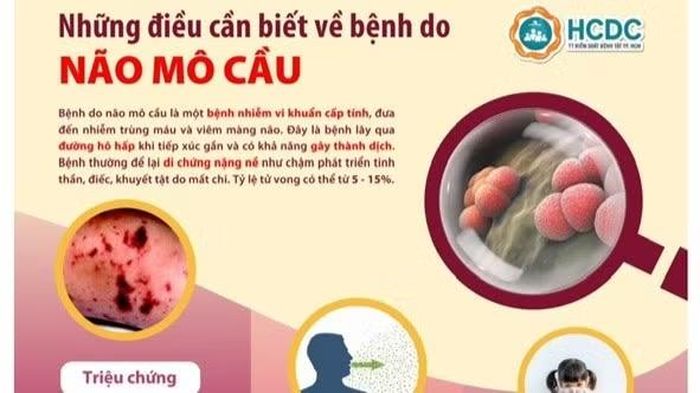 Tài liệu truyền thông về những điều cần biết về bệnh do não mô cầu. (Ảnh: Minh họa)