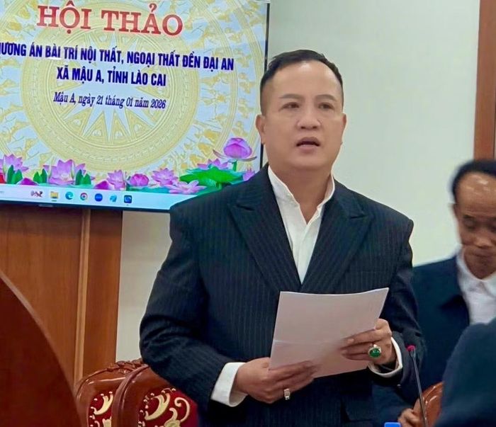 Ông Đặng Ngọc Anh, Nghệ nhân Ưu tú trong lĩnh vực Thực hành Tín ngưỡng thờ Mẫu Tam phủ. (Ảnh: TH)