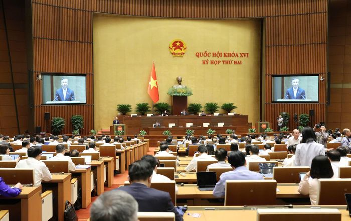 Quang cảnh phiên họp. Ảnh: TRỌNG HẢI
