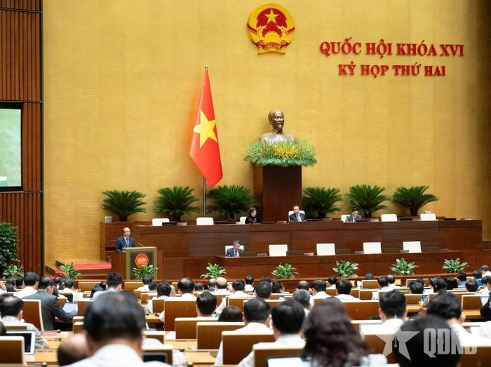 Quang cảnh phiên làm việc chiều 17-10 của Quốc hội.