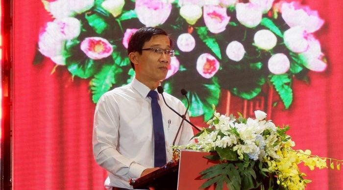 Phó Giám đốc Sở VH-TT&DL Tán Văn Vương phát biểu chỉ đạo tại đại hội. Ảnh: P.T