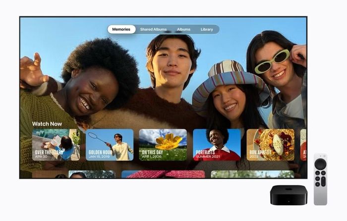 Người dùng có thể tùy chỉnh cách ảnh iCloud của mình hiển thị trên Apple TV.
