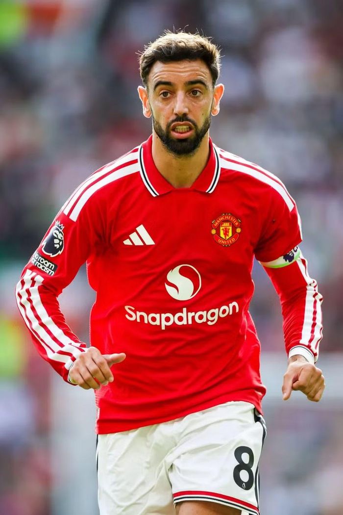 Tiền vệ Bruno Fernandes, đội trưởng Man Utd. Ảnh: Alamy.